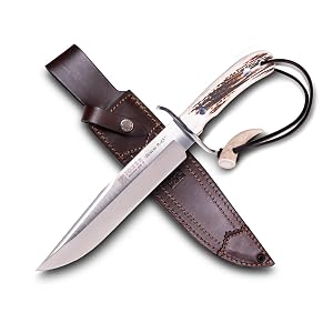 Joker Bowie Hunting Knife CC139 Handmade in Spain 9 45 B hler N695 Full Tang Stainless Steel Blade