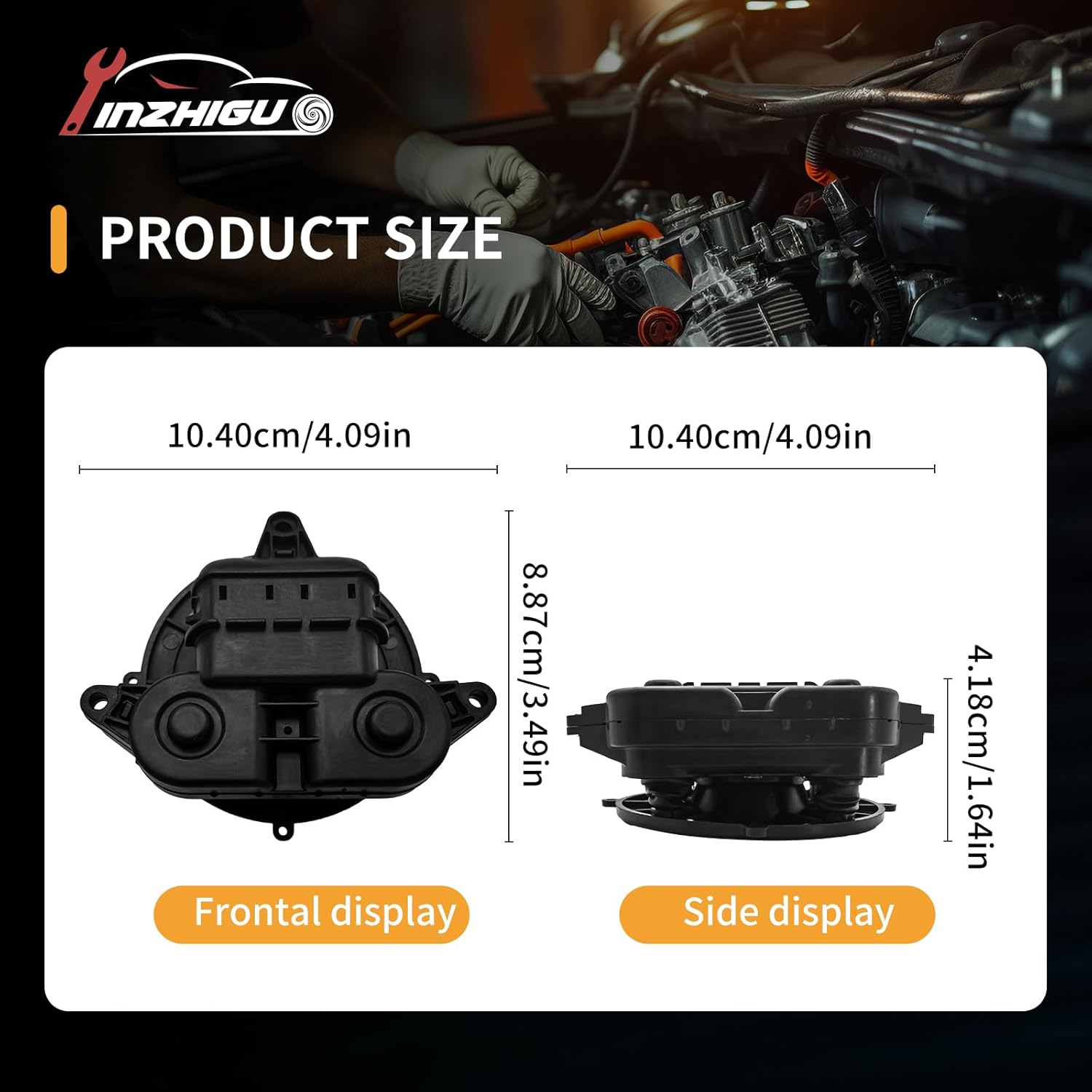 Side Mirror Motor 924-400 Power Side View Mirror Control Motor for Ford F-150/Mustang/Explorer 2006-2019, Lincoln MKX & More – Driver/Passenger Side Replacement 6U5Z-17D696-C by YINZHIGUO