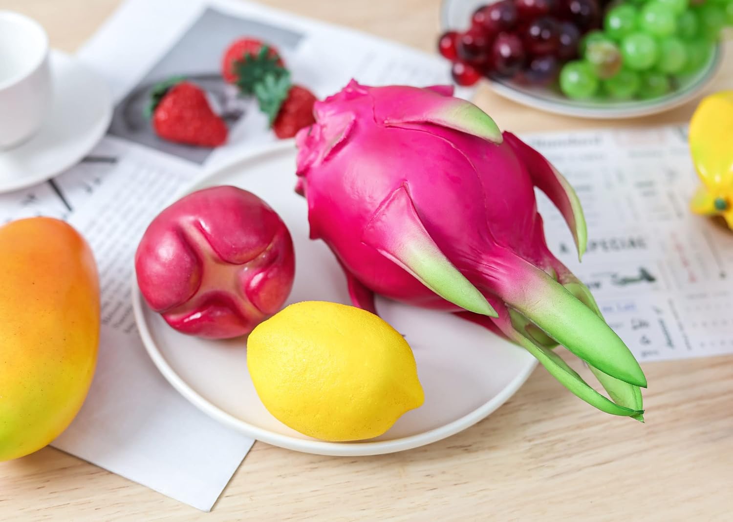 Toopify 40 Pcs Artificial Fruits Pack