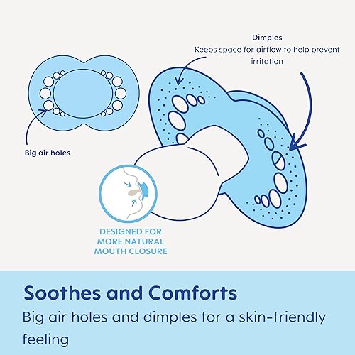 Miniatura 3 de MAM Chupete mate original para bebé, forma de pezón que ayuda a promover un desarrollo bucal saludable, estuche esterilizador, niño, más de 16 meses