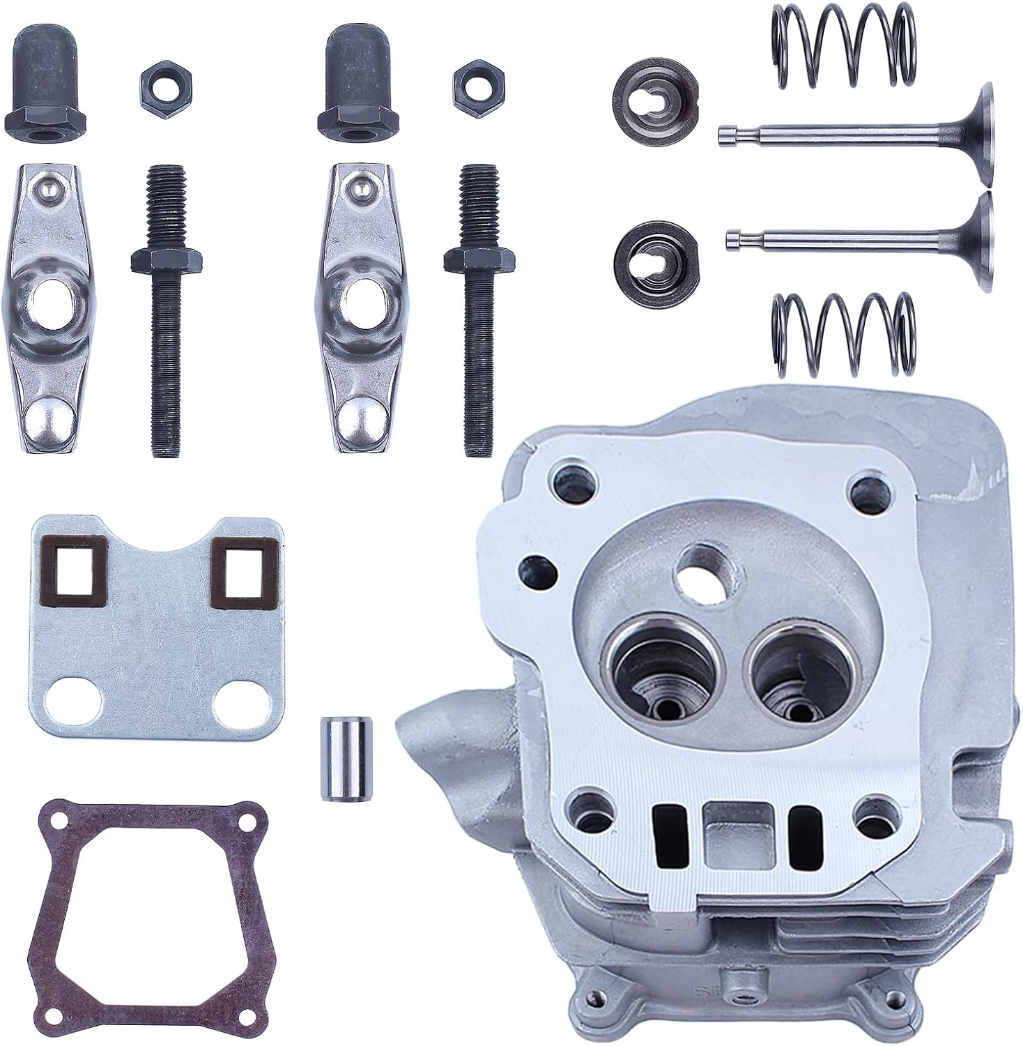 Engine Motor Cylinder Head Rocker Arm Spring Set Fit for GX160 GX200 Chinese 168F 5.5HP 6.5HP 2KW 3KW Generator