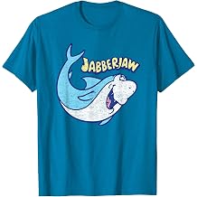 Hanna-Barbera Jabberjaw Retro Swim T-Shirt, Unisex-Adults, Kids, Blue, Short Sleeve, Small