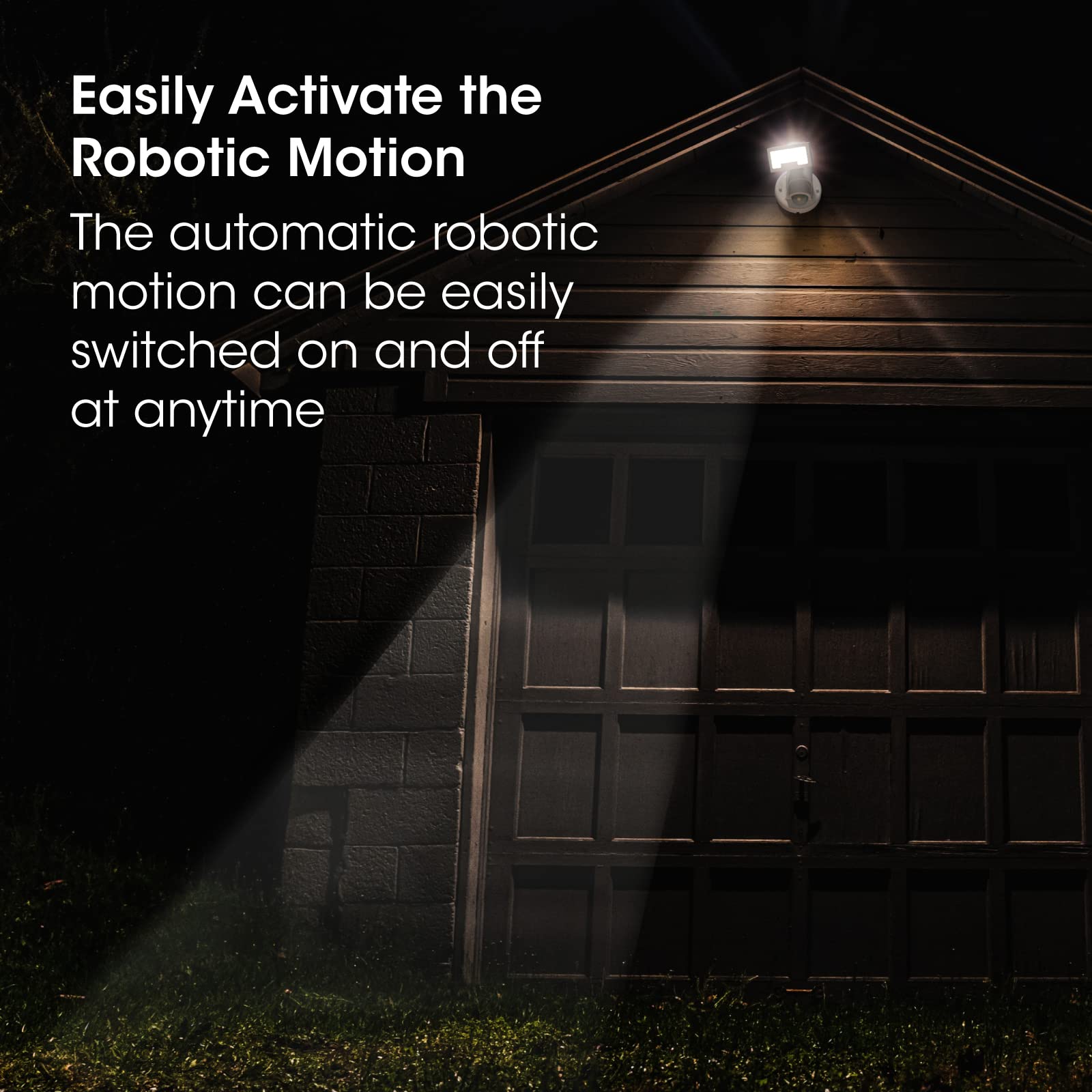 Security Light Outdoor Motion Sensor, WiFi Camera With App Control Colour Night Vision Pir Sensor 1700 Lumen Led Floodlight Ip65 Weatherproof 210 Field Of Vision Motorised Motion Sensor 2