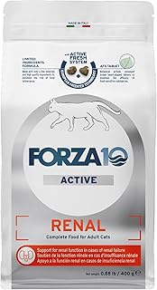 Forza10 Renal Cat Food - 0.88 Pounds, Kidney Care Cat Food Dry Formula with Fish Protein & Cranberry for Kidney Support, Limited Ingredient Formula for Adult Cats with Renal Needs, Fish Flavor