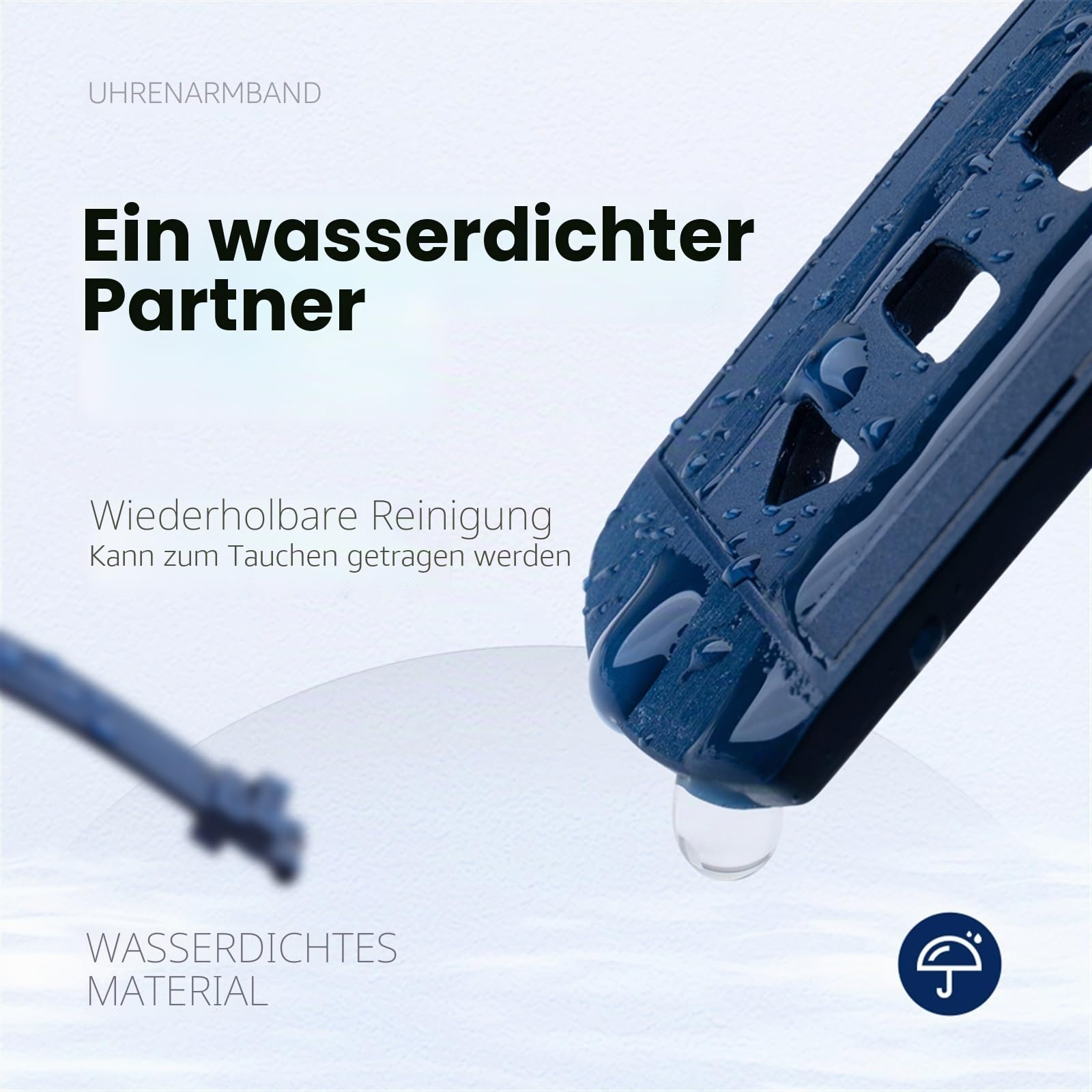 TOPBD Für Omega Seamaster 300 Taucherarmbänder mit Dornschließe, 20 mm, gebogenes Ende, hochwertiges Fluoro-Gummi-Uhrenarmband, FKM Herrenuhrenarmbänder