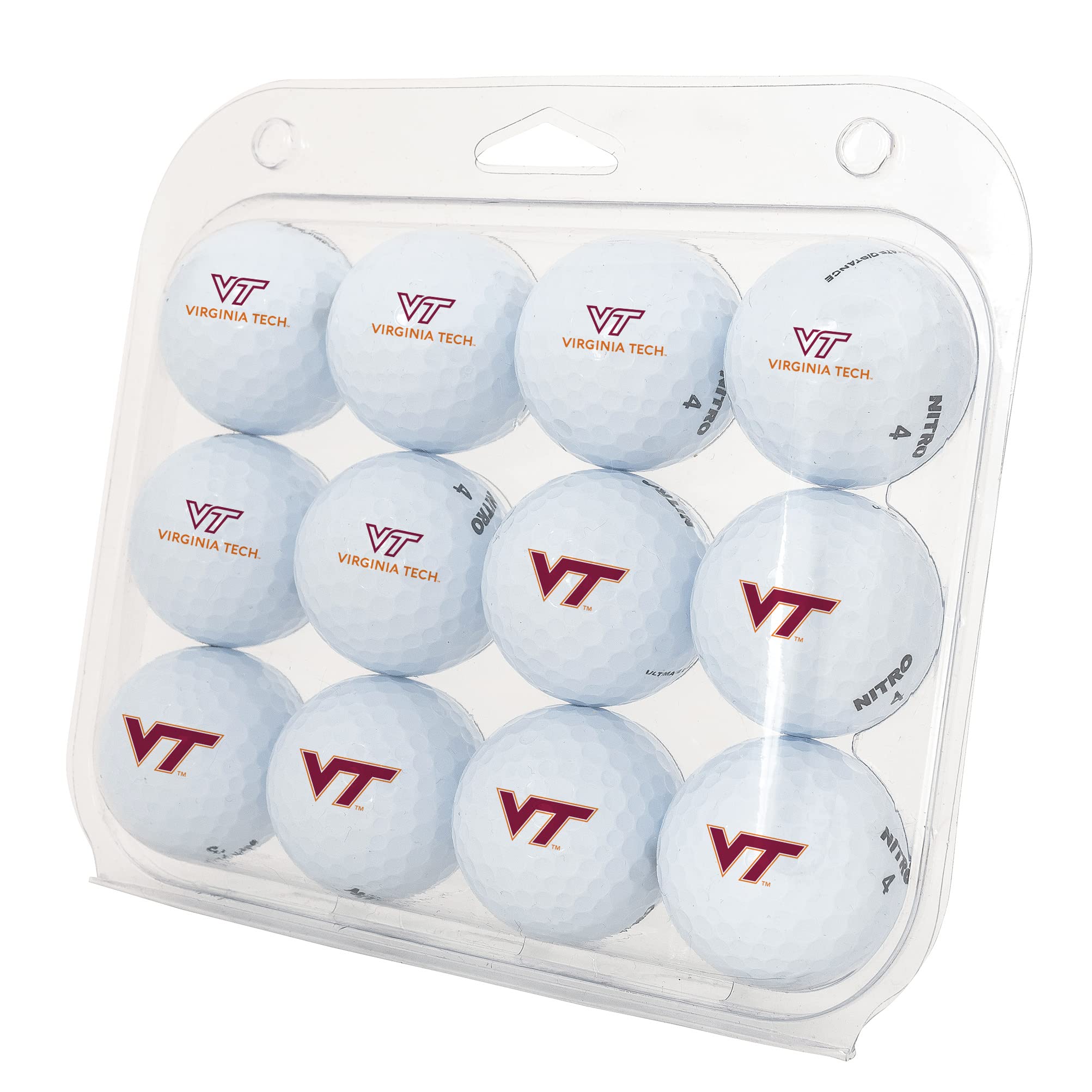 Desert Cactus Virginia Tech University Golf Balls 12 Pack – VT Hokies Full Color Dozen – Officially Licensed Sport Team Accessory