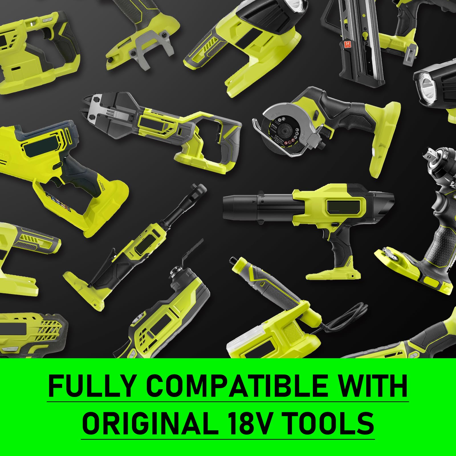2 pièces P108 Remplacement pour Ryobi Batterie 18V 5.5Ah P102 P103 P104 P105 P107 P109 P190 RB18L50