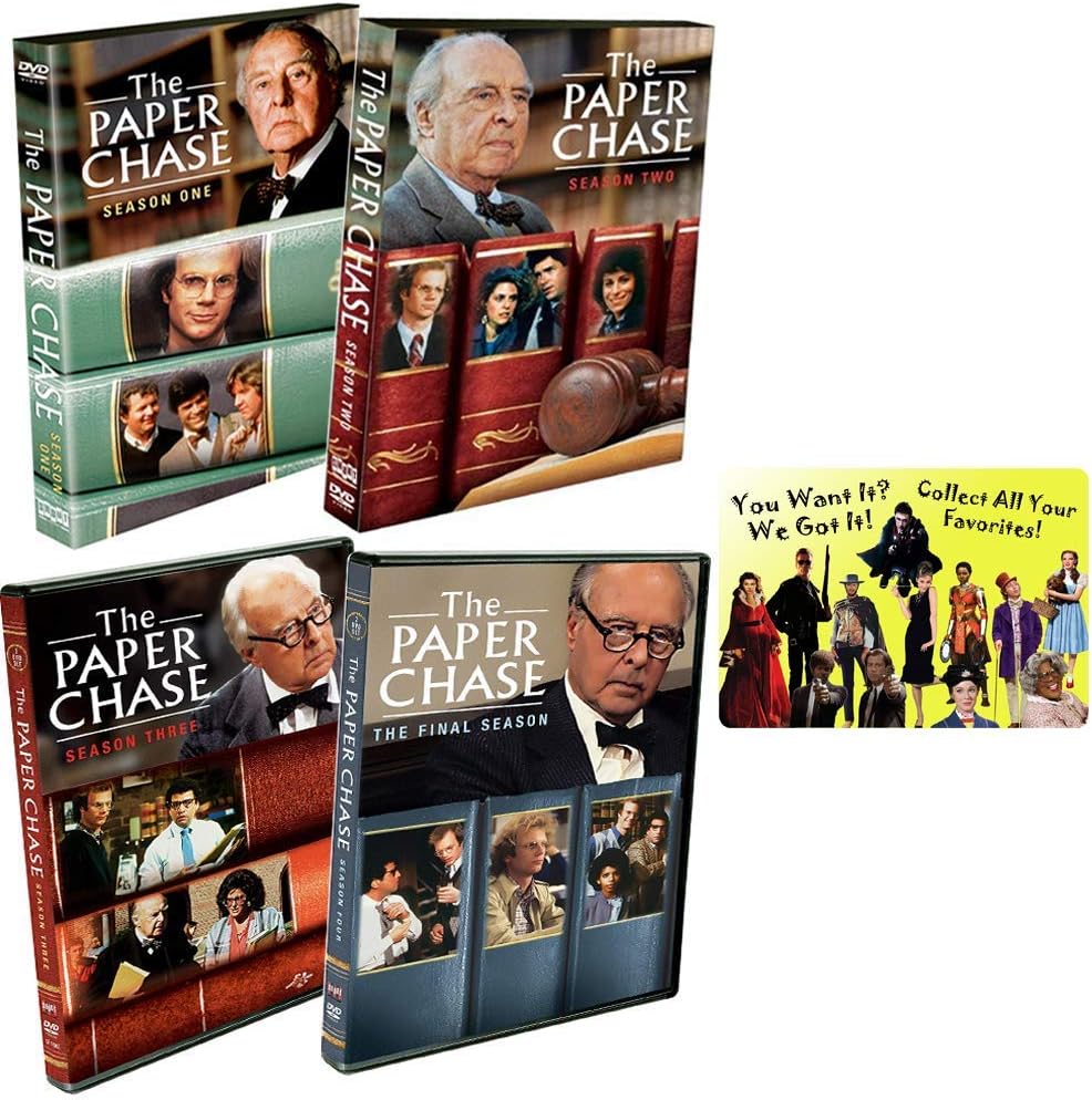 The Paper Chase: Complete TV Series Seasons 1-4 DVD Collection + Bonus Art Card