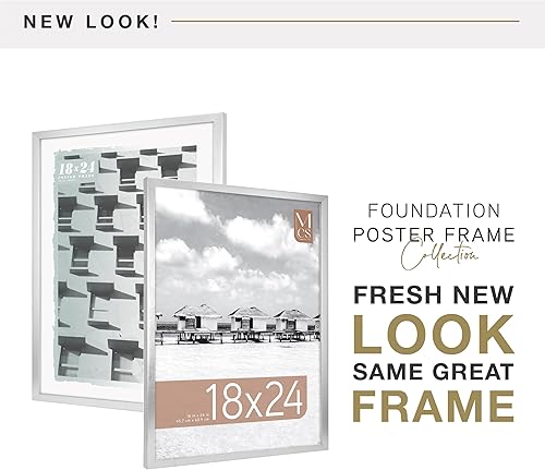 Vista 105 de MCS Gallery Foundation - Marco de póster, marco de fotos para arte de pared, negro, 16 x 20 pulgadas, individual