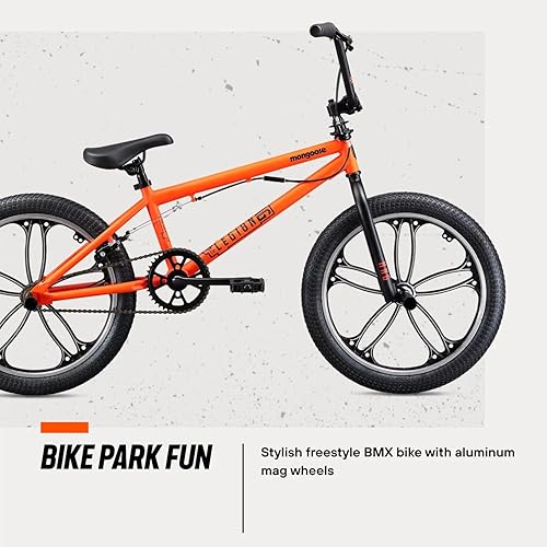 Miniatura 2 de Mongoose Legion Freestyle Kids BMX Bike Entry Level Performance Steel Frame 16-20 Inch Wheels Boys and Girls
