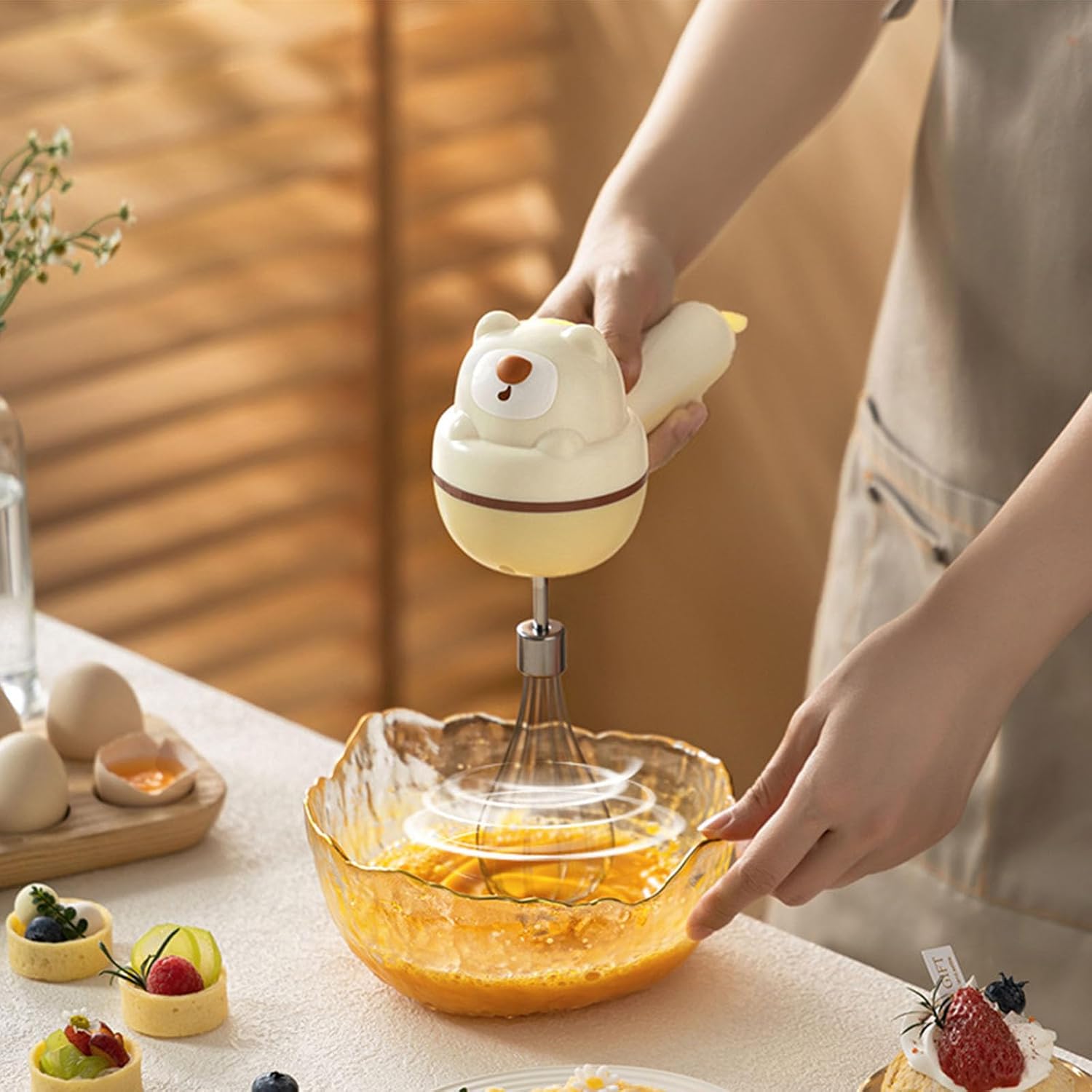 Cordless Handheld Electric Mixers 3 Speed Portable Rechargeable USB Eggs Beater Electric Whisks Handheld Whippers Enduring