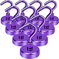 Vista 45 de Diymag Ganchos magnéticos en S, fuertes y resistentes, 30 lb de capacidad, para crucero, aula, refrigerador, cabañas, parrilla, cocina, garaje