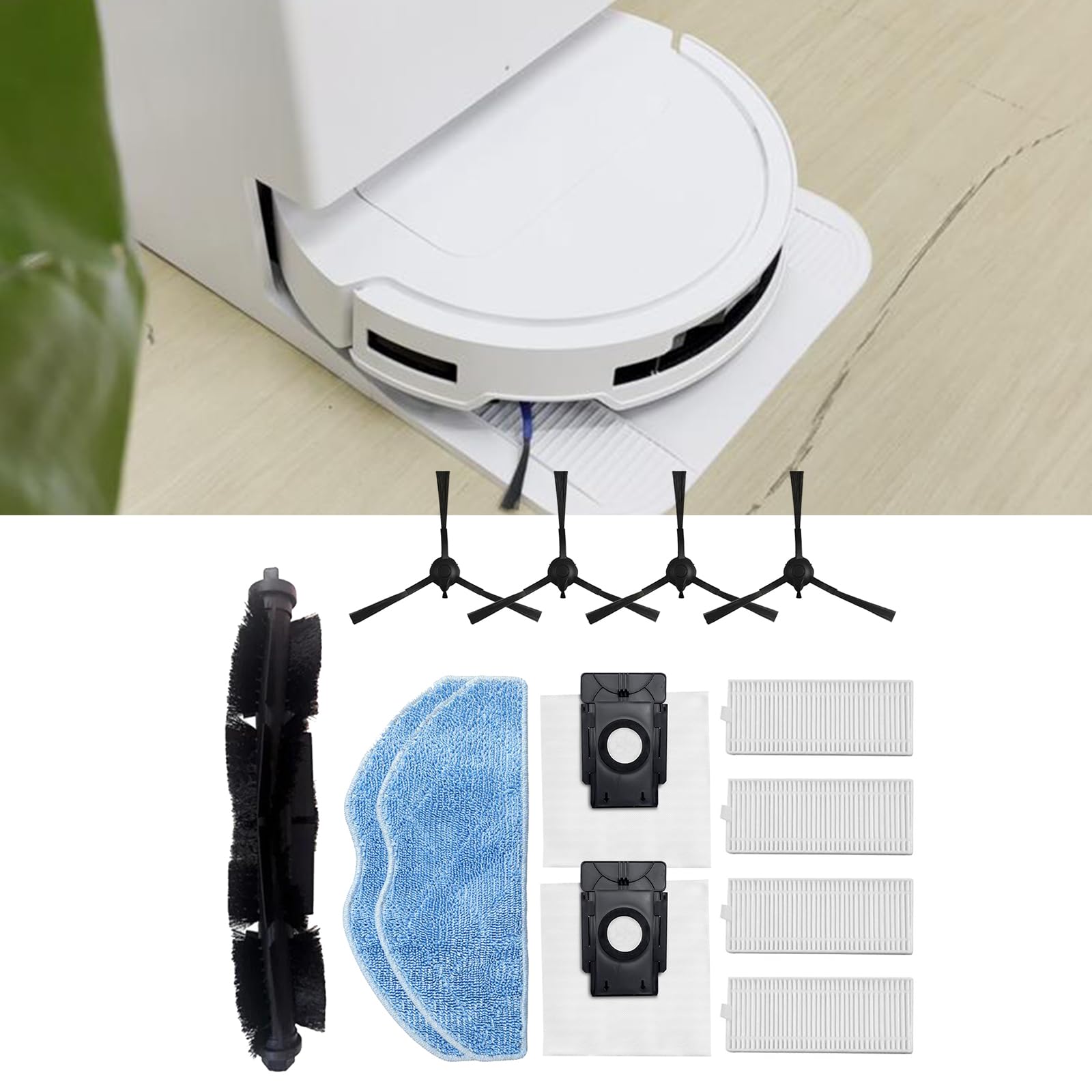 Spazzola principale Spazzare Robot Bag Spazzola Laterale Filtro di Ricambio Spazzare Robot Accessori Per Vari Tipi Di Pavimento