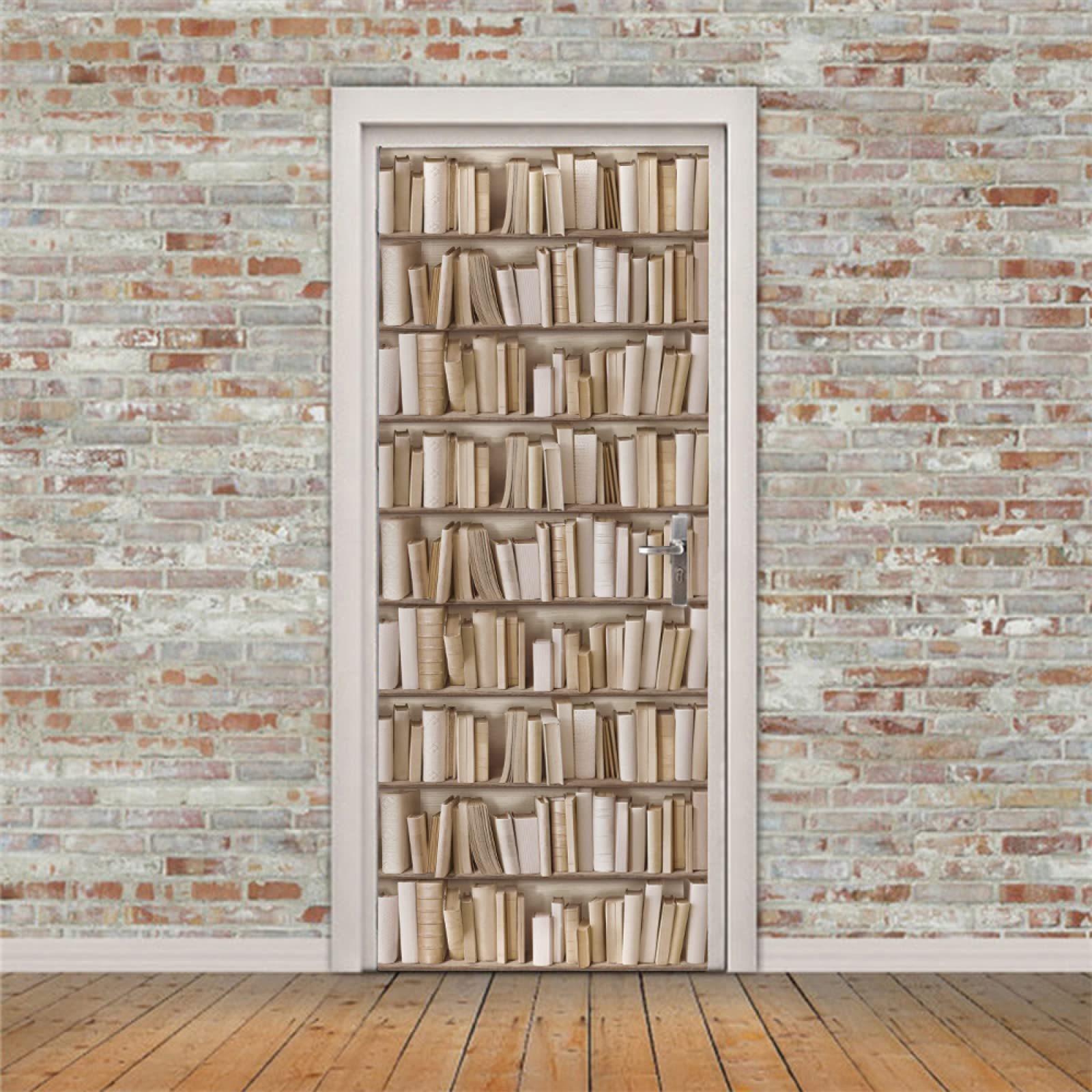 Deur Stickers 3d Frame Zelfklevende Muurschildering Woondecoratie Muursticker Kunststicker Slaapkamer Toilet Koelkast Lift Verwijderbare Poster,77x200cm
