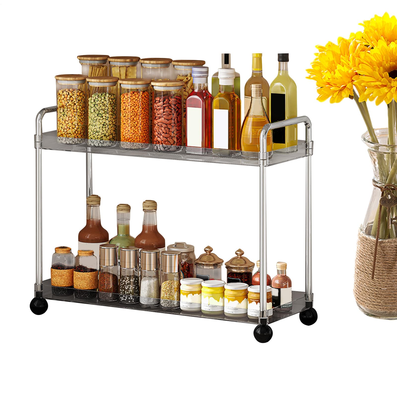 Plateau de comptoir pour station de maquillage et café bar de maison