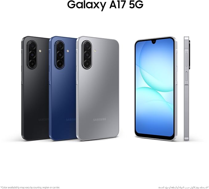 Samsung Galaxy A17 5G, Android Smartphone, 256GB Storage, 8GB RAM, Gray, 6x OS Upgrades, Large Display, 50MP OIS Camera thumbnail