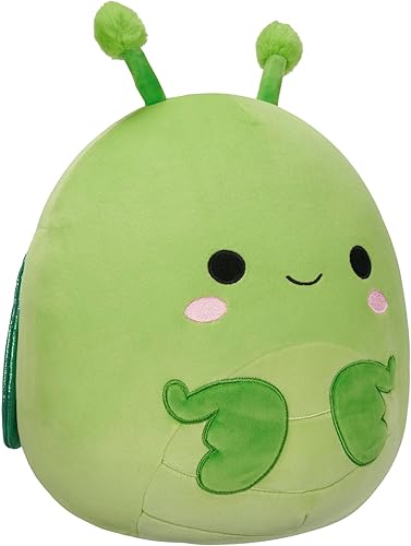 Miniatura 2 de Squishmallows Mantis orante verde Trenton original de 12 pulgadas con alas brillantes - Peluche oficial de Jazwares