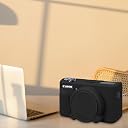 BOVKE Silicone Camera Case for Canon PowerShot SX740/SX730, Black gallery image