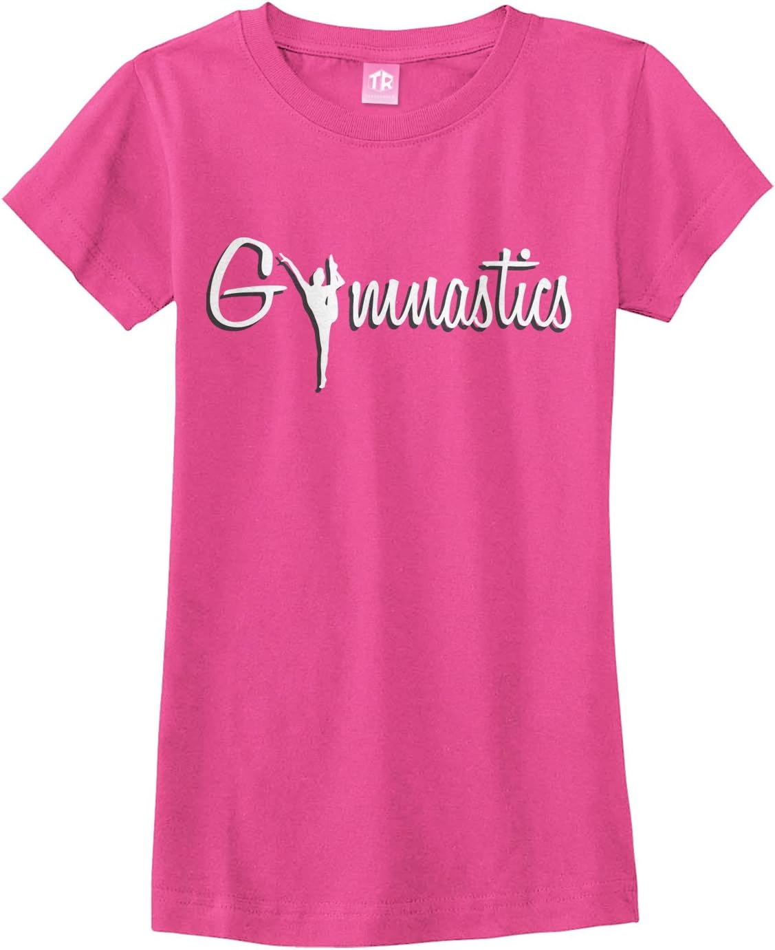 Threadrock Big Girls' Gymnastics Fitted T-Shirt