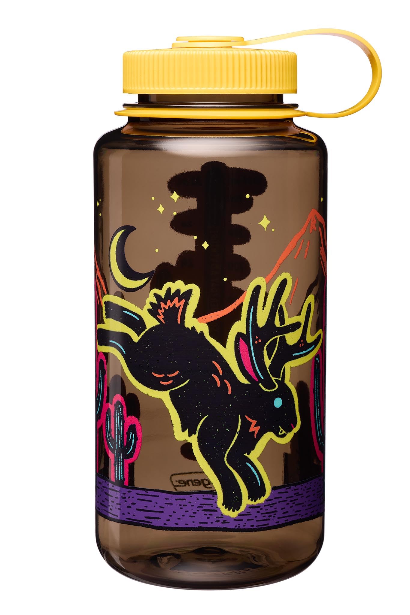 32 oz Wide Mouth Water Bottle, Jackalope