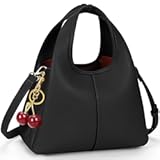 Women&apos;s Top Handle Handbag Small Satchel Bags Trendy Hobo Purse Crossbody Bag Faux Leather Shoulder Bag Satchel Purse