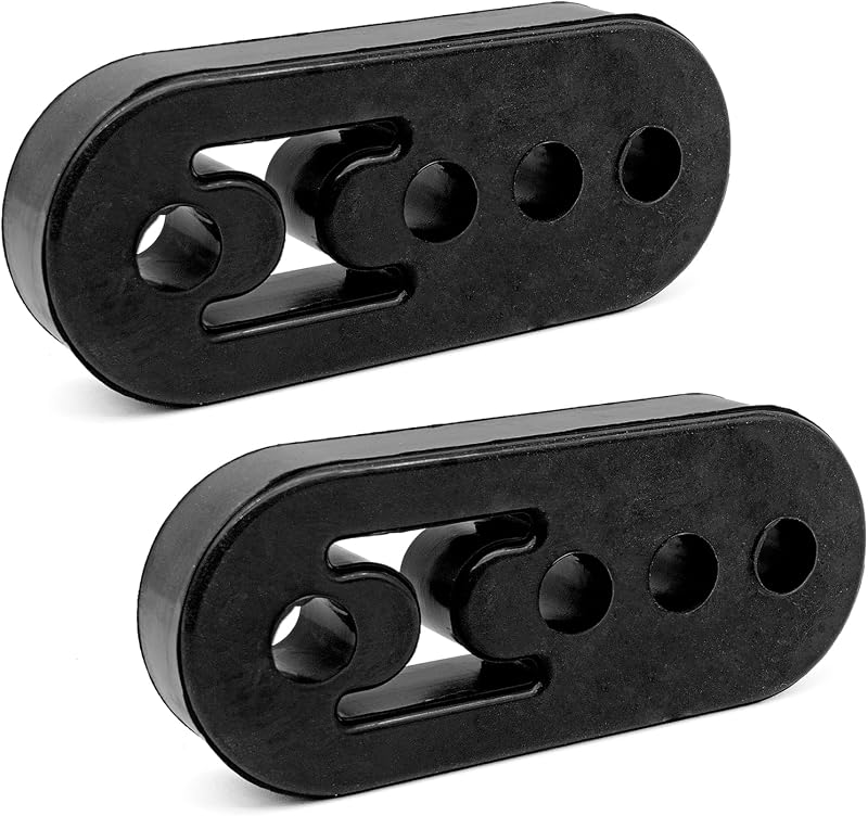 Suporte de borracha do escapamento Vrasly com 4 furos – 2 unidades