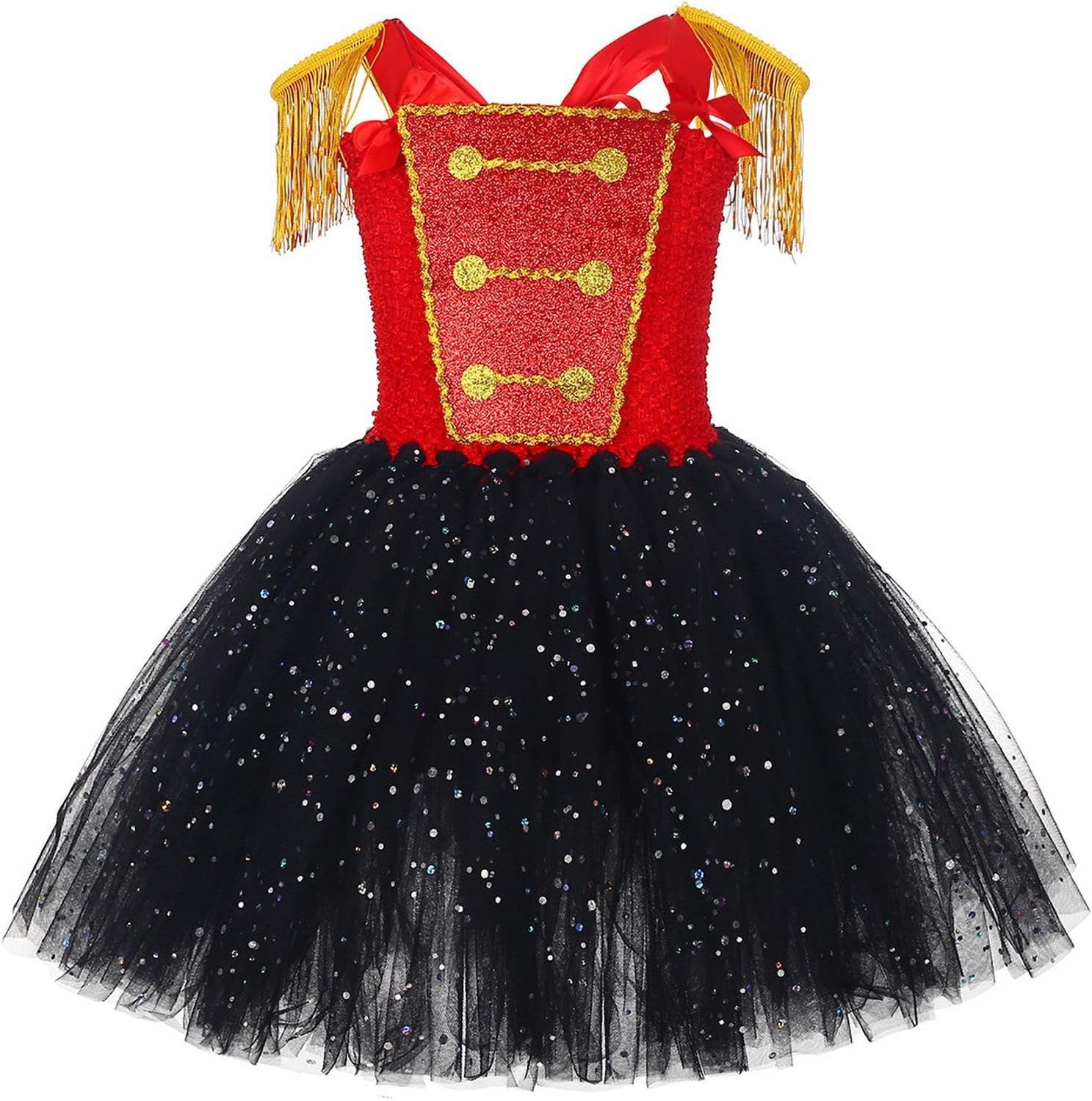 女の子用ナットクラッカードレス - ハロウィン用ナッキンクラッカードレスとヘアバンド,女の子 アクセサリー 秋の日常着 イベント ス