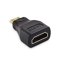 Vista 5 de Cable Matters Adaptador Mini HDMI a HDMI, macho a hembra, negro