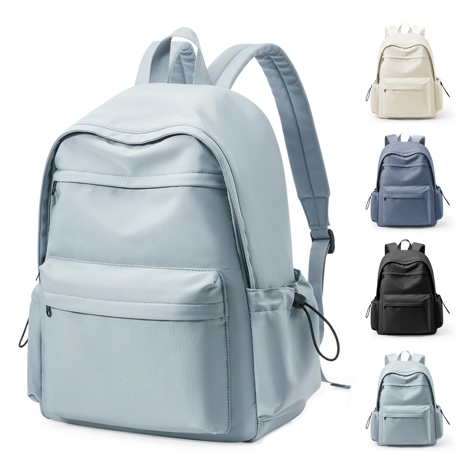 HYC00 Schulrucksack Teenager Mädchen Schultaschen Causal Daypacks Damen College Rucksack Leichter Rucksack Mädchen Teenager Schule Schultasche Wasserdicht Laptop Rucksack Damen 14 zoll Backpack,Blau