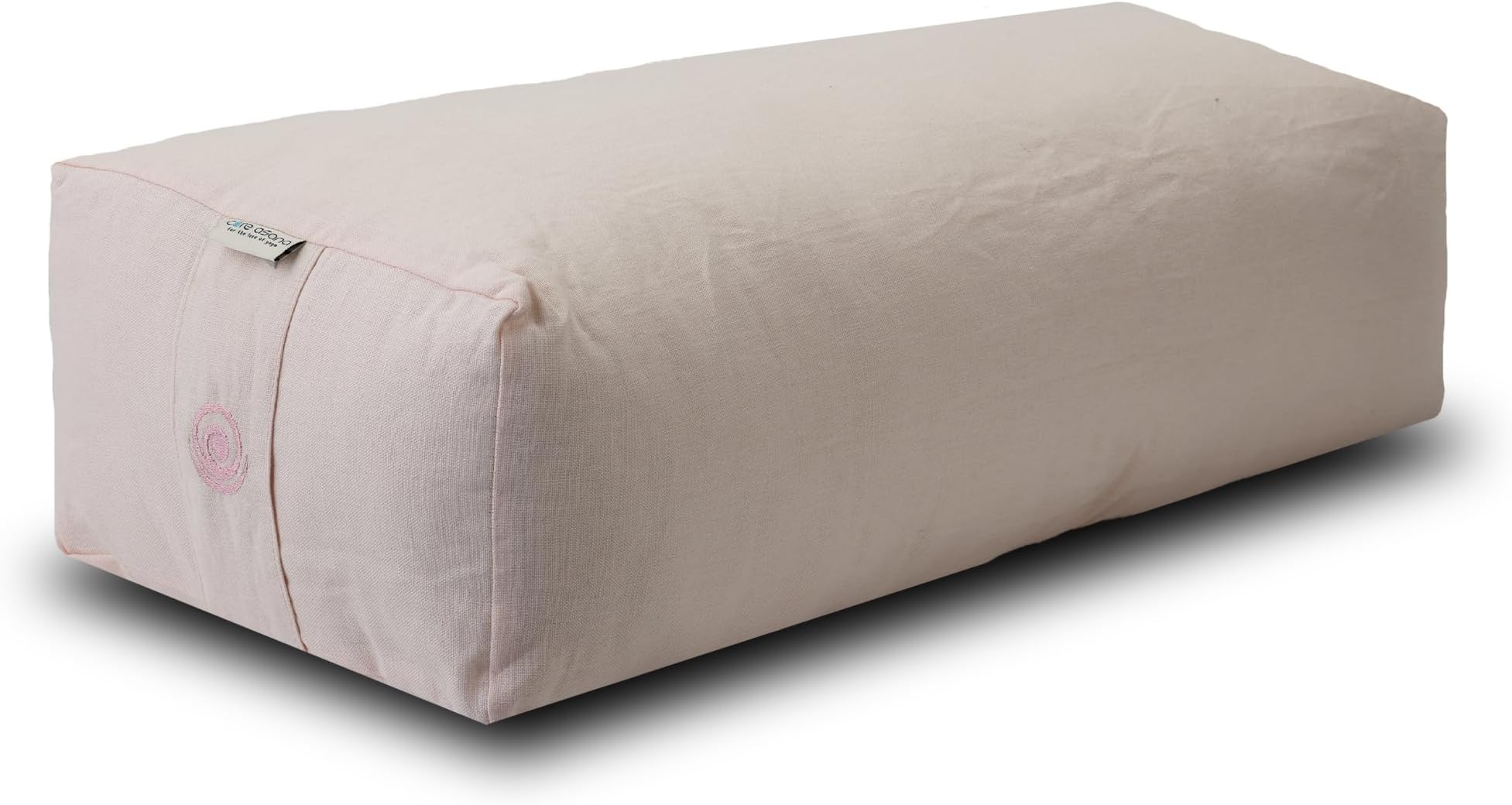 Core Asana Yoga Bolster Pillow Rectangular Large Premium Cotton Bolsters Cushion Pillow with Cover for Back, Neck Support, Yoga and Meditation (Tuberose)