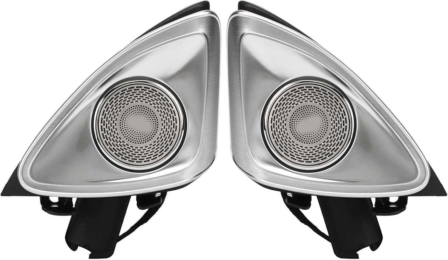 Rotating Tweeter Audio Speaker LED Ambient Lighting Kit Compatible with S Class W222 Facelift 2018‑2020 Vent Replacement 64 Color 4D