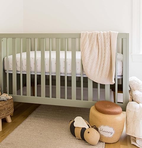 Miniatura 3 de Burt's Bees Baby Manta para bebé, tejido trenzado, hecha con 100% algodón orgánico suave y transpirable, mantas de lactancia, lavable a máquina,