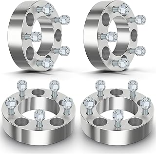 ECCPP 1.5 inch Wheel Spacers 5x4.75 to 5x4.75 12x1.5 Studs 87.1mm CB 5 Lug fits for 1964-1973 for Chevelle |1988-2012 for Corvette |1982-1990 for S15 |1968-2002 for Firebird -2 Pair