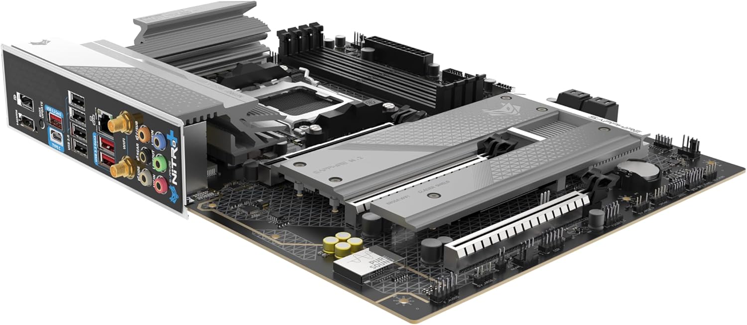 SAPPHIRE AMD AM5 ATX NITRO+ B850A WIFI7 Motherboard 52123-03-40G