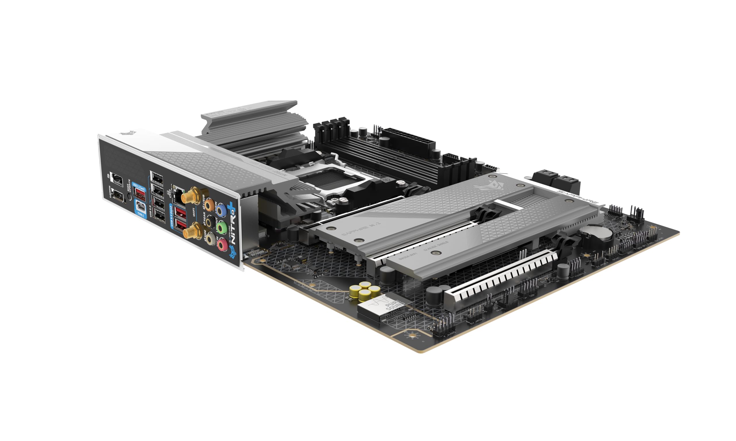 Sapphire Carte mère AMD AM5 ATX Nitro+ B850A WIFI7 52123-03-40G