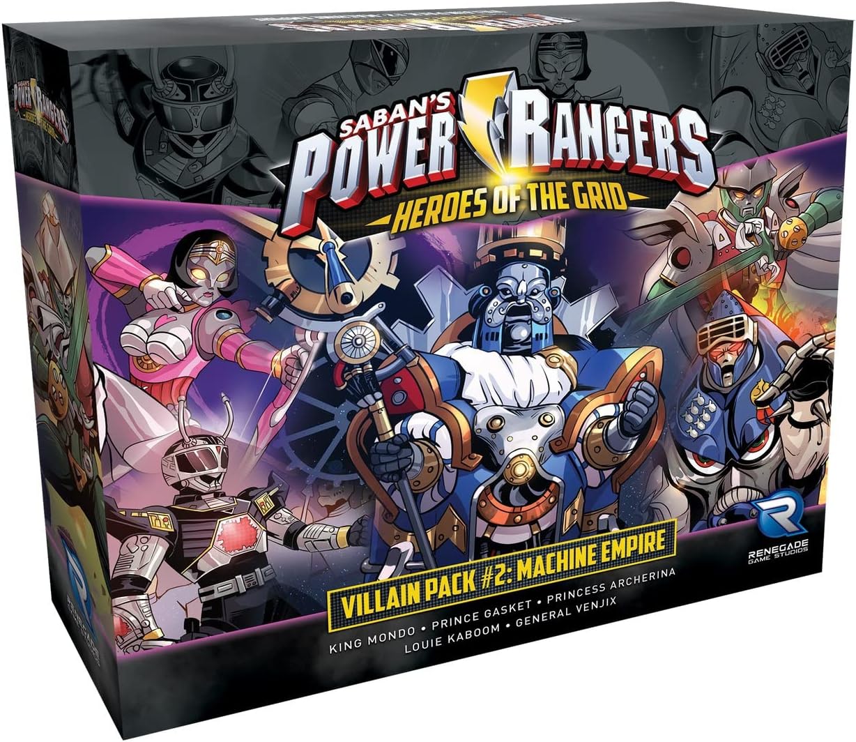 Renegade Game Studios Power Rangers: Heroes of the Grid - Villain Pack #2 - Machine Empire