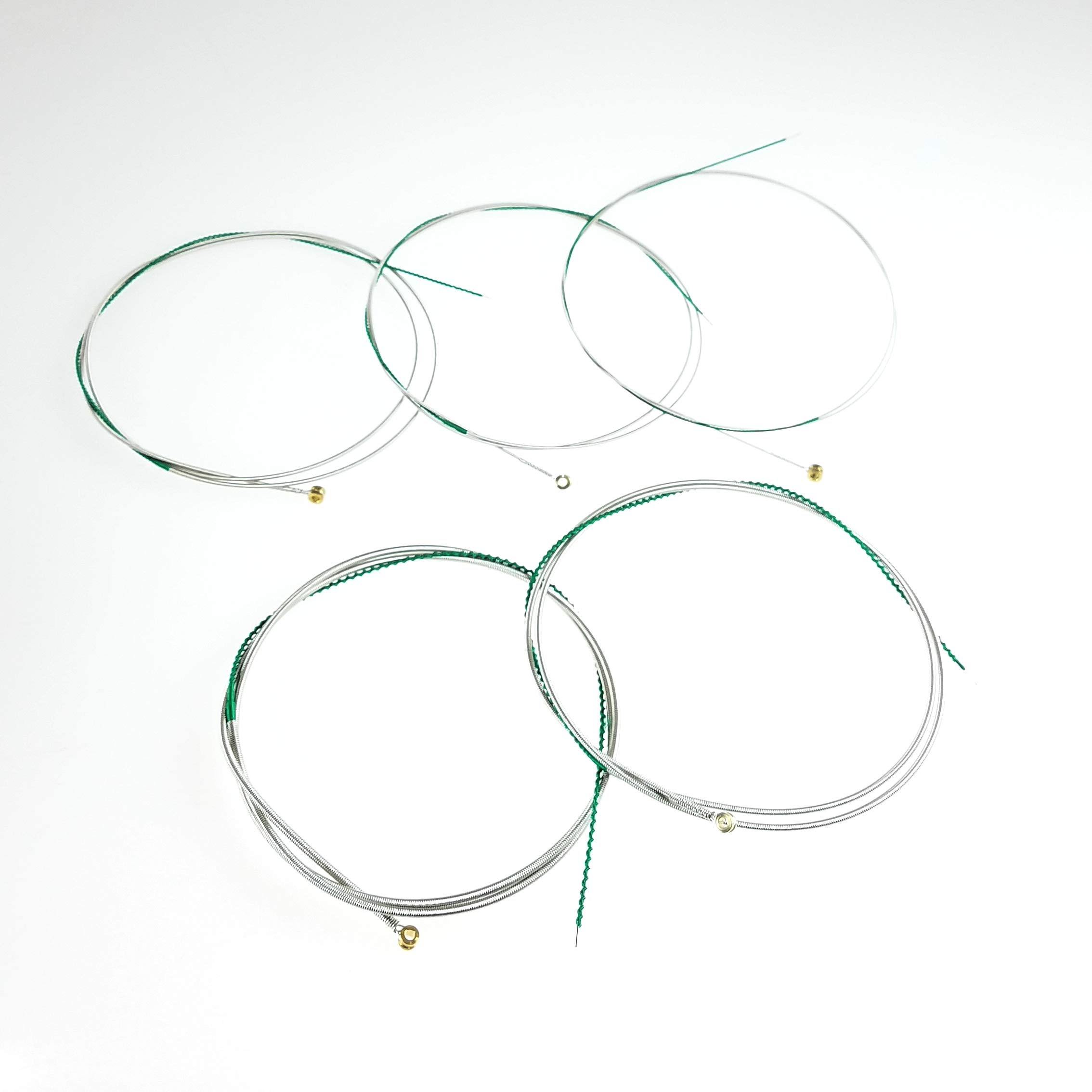 GHS™ Strings »BALANCED NICKELS - 5M-NB - 5-STRING BASS« Corde per Basso Elettrico - Pure Nickel 205 - Medium: 044-130