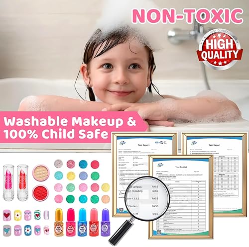 Miniatura 3 de Kit de maquillaje juego, maquillaje conjunto de belleza juguete para niñas