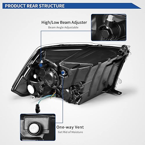 Miniatura 40 de oEdRo Faros delanteros compatibles con Ford F150 / 06-08 Lincoln Mark LT Pickup 2004, 2005, 2006, 2007, 2008, Ford F150 / 06-08 Lincoln Mark LT OE