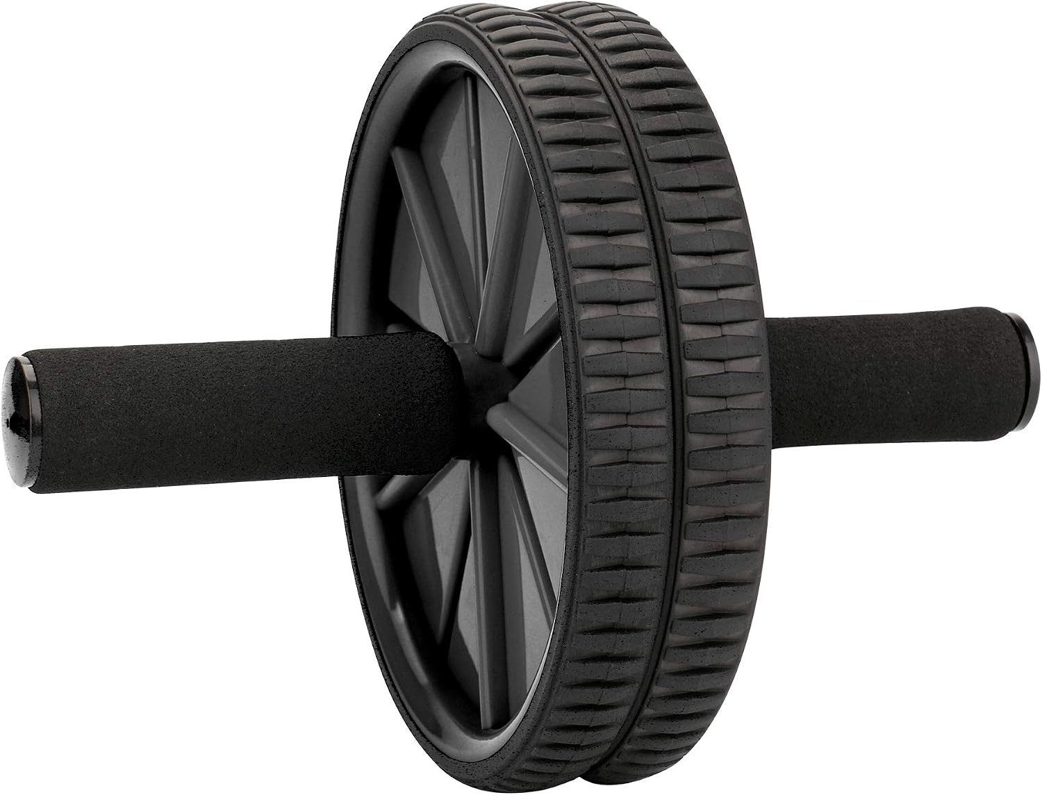 REEHUT Ab Wheels, Abs Roller Wheel for Core Exercise with Dual Wheels and Comfy Foam Handles - Easy Assembly, Great for Abdominal Workout with Knee Pad (Blue)