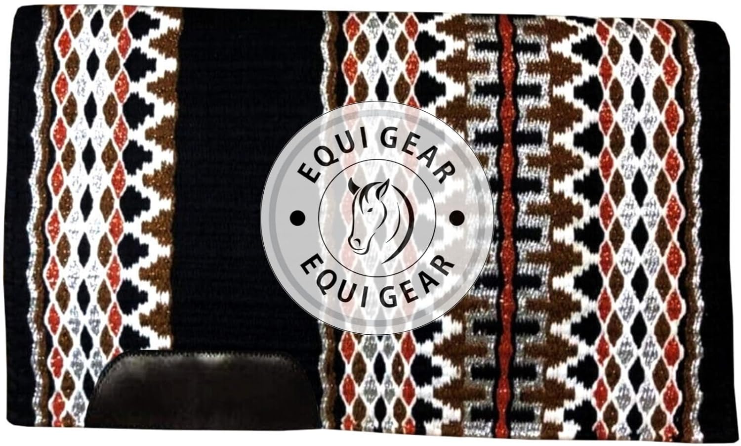 Horse Western Show Saddle Blanket/New Zealand Wool Western Saddle Blanket Top Wool Pad Sensor Flex (Customization Available) N309