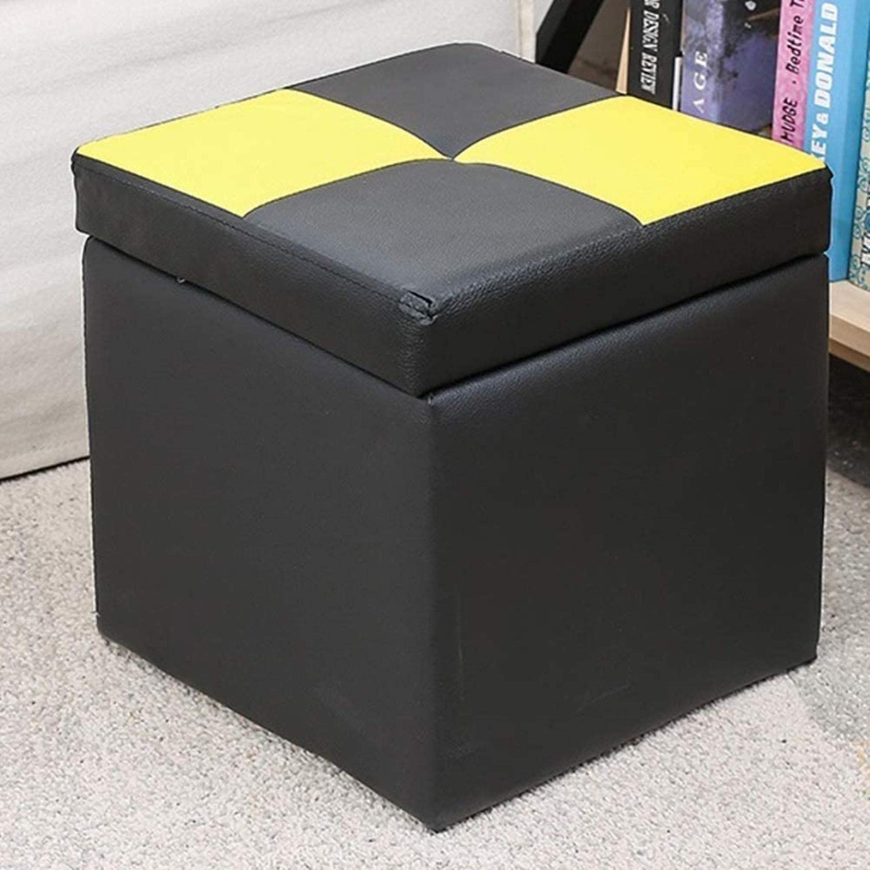 Pouf de rangement en cube de 30 cm pour optimiser le salon et la chambre