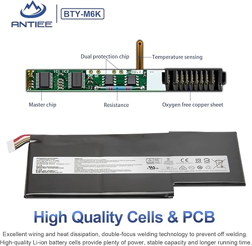Miniatura 3 de ANTIEE 3HWPP - Batería para laptop Dell Latitude 5401 5410 5411 5501 5510 5511 Precisión 3551 3541 Inspiron 7706 2 en 1 Inspiron 17 75007506 2 en 1