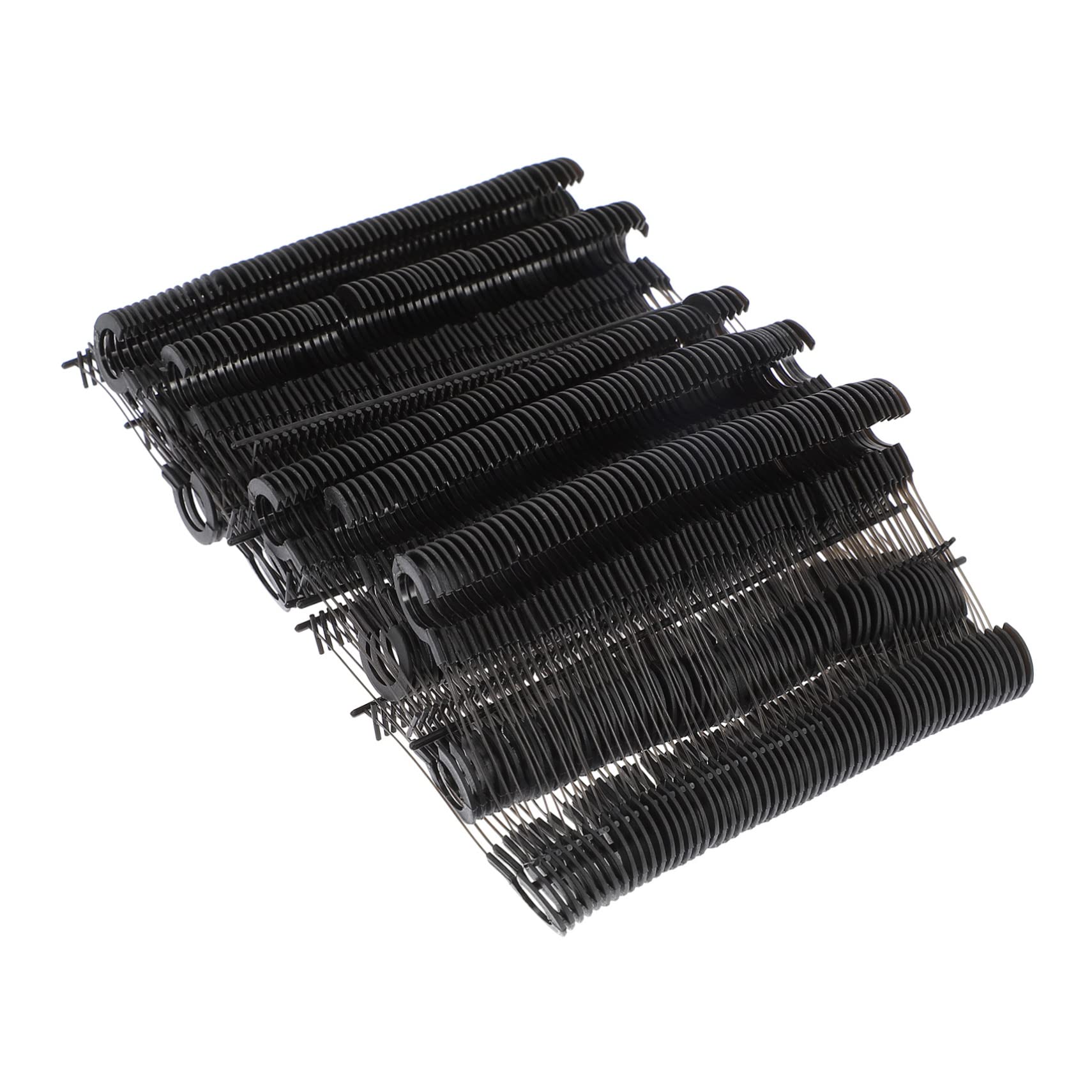 NAMOARLY 5000pcs Hanging Tag Cord Sign Holders Tag Hook Lock Buckle Tagging Fasteners Sign Holder Stand Label Tagging Tag Fasten Rope Labels Tag Loop Lock Pp Black