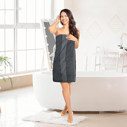 Vista 5 de Utopia Towels - Juego de toallas de baño 100 % de algodón hilado en anillo de 600 GSM, secado rápido, muy absorbentes, livianas, para baños