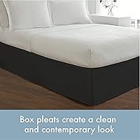 Vista 4 de Funda de almohada Today's Home de microfibra a medida con borde de 2 pulgadas, Poliéster, Negro, gemelo