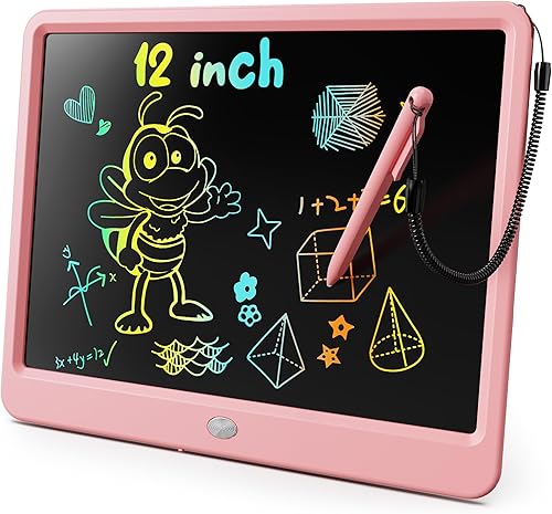 Miniatura 10 de KOKODI Tableta de escritura LCD, regalos para niños y niñas de 3 años, tablero de dibujo de 10 pulgadas, tablero de garabato colorido, tableta de