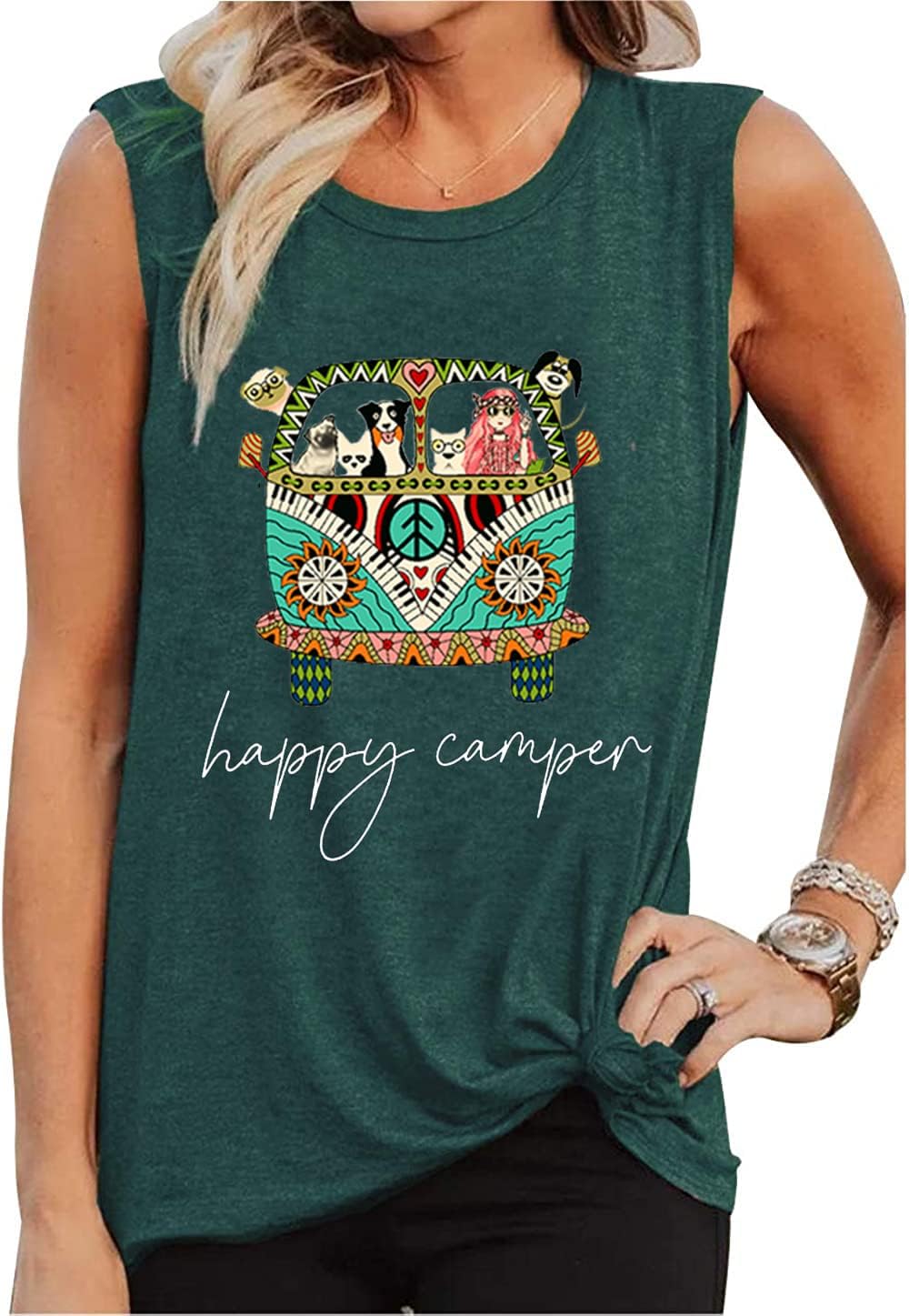 Adventure Shirts Sunrise Camping Hiking Activewear Road Trip Nature Cactus Workout Tee Top image 5