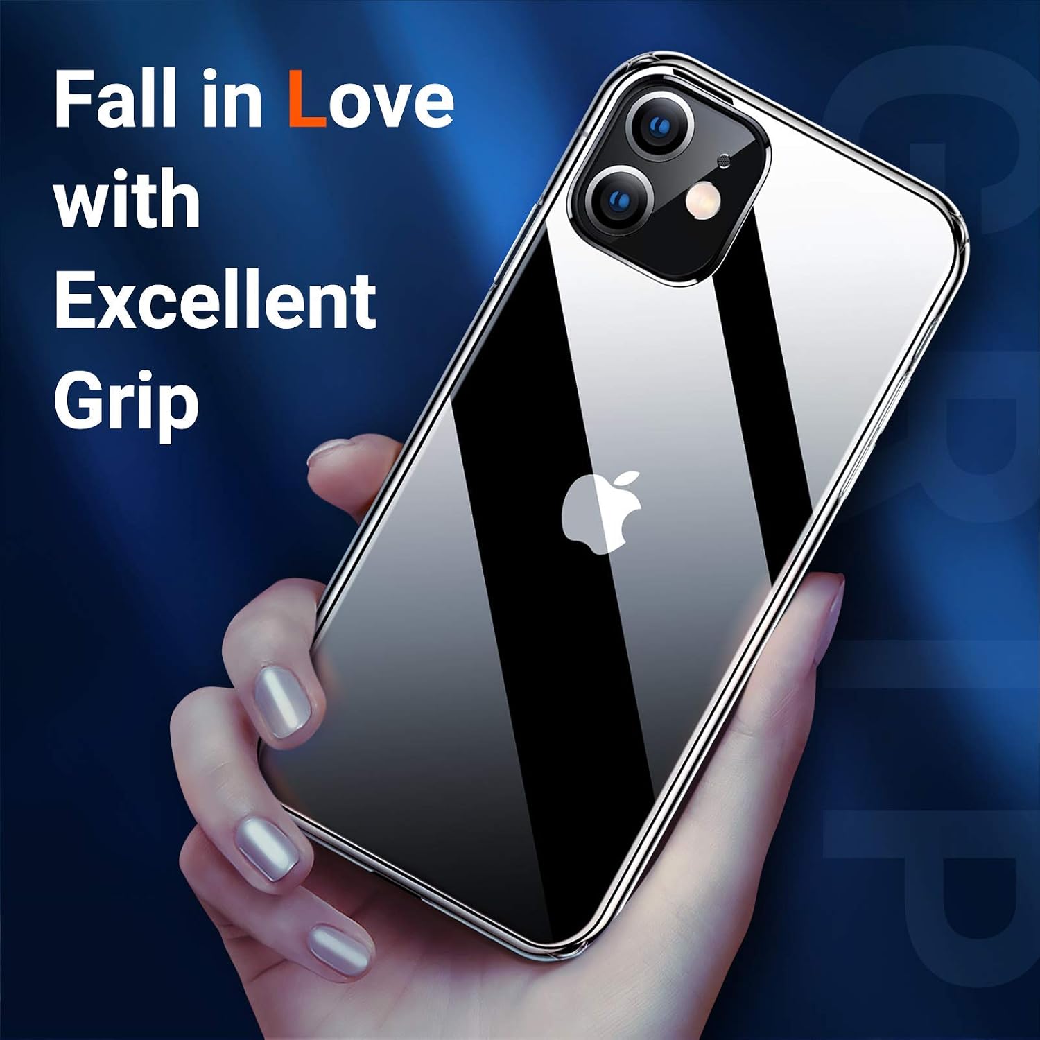 Best Cyber Deals 🔥 TORRAS Diamonds Clear iPhone 11 Case, [Never Yellow] [Military Grade Drop Tested] Shockproof Protective Hard Phone Case Transparent Slim Thin Case, Frosted Black