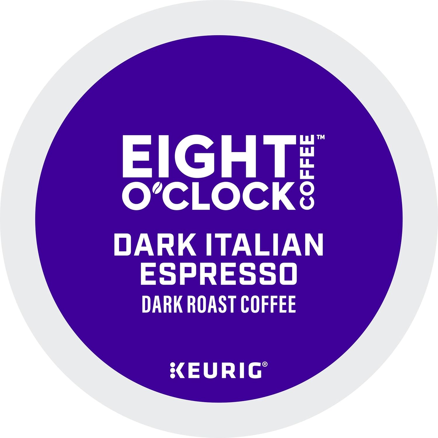 Eight O Clock, Dark Italian Roast, Single-Serve Keurig K-Cup Pods, Dark Roast Coffee, 96 Count (4 Boxes of 24 Pods)